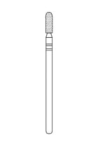 Premier Laboratory HP Diamonds #X575.7 Round End Cylinder Fine Grit Laboratory