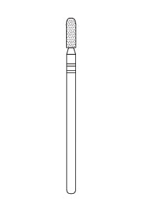 Premier Laboratory HP Diamonds #X575.7 Round End Cylinder Fine Grit Laboratory