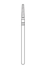 Premier Laboratory HP Diamonds #X702.10 Flat End Taper Coarse Grit Laboratory