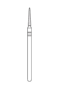 Premier Laboratory HP Diamonds #X769.10F Round End Taper Fine Grit Laboratory