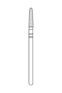 Premier Laboratory HP Diamonds #X772.10 Round End Taper Coarse Grit Laboratory