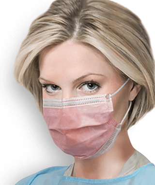 ASTM LEVEL 1 Le Petit Masque, Pink, 50/bx, 10 bx/cs GCAPTPK