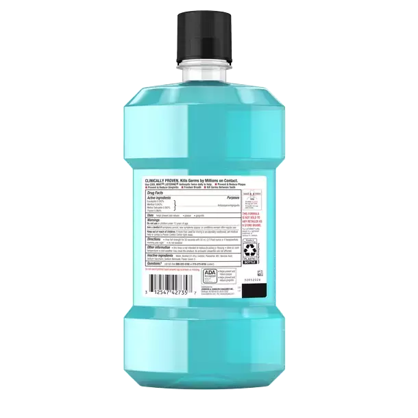 Listerine Cool Mint - J&J Consumer Products - 1.5 Ltr 6/Ca 42755