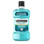 Cool Mint Listerine Mouthwash 1.5 Liter Bottle. Listerine was shown