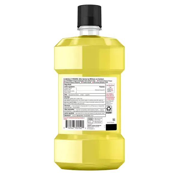 Listerine Antiseptic Mouthwash, Original 1.5 Liter, 6/cs | SurgiMac Dental Supply