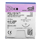 Absorbable Suture with Needle PolySyn Polyglycolic Acid C6 3/8 Circle Reverse Cutting Needle Size 4 - 0 Braided | 422B | Corza Medical | SurgiMac