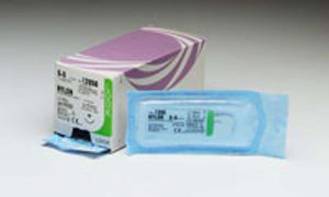 Nonabsorbable Suture with Needle LOOK Polypropylene C3 3/8 Circle Precision Reverse Cutting Needle Size 6 - 0 Monofilament 1082B