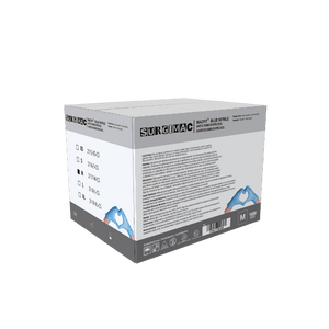 Nitrile Exam Gloves MacFit by SurgiMac | Blue | 100 Count 2115-XS