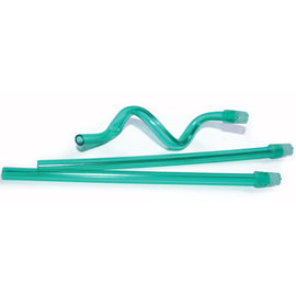 Medicom | Saliva Ejector, Clear Green With Green Tip, Mint Scented, 105/Bg, 10 Bg/Cs | 713