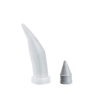 Centrix Tubes and Plugs - Medium Viscosity Separate Clear Tube and Gray