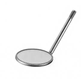 Generic Brand #5 Mirror Simple Stem Front Surface, Stainless Steel, Box of 12 | SurgiMac Dental Supply