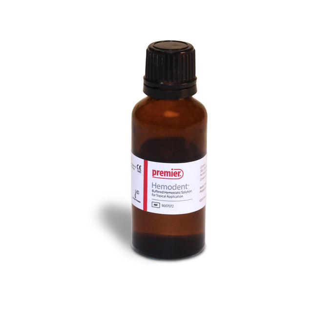 Hemodent 20 cc Liquid, Buffered Aluminum Chloride without Epinephrine, 20 cc 9007072