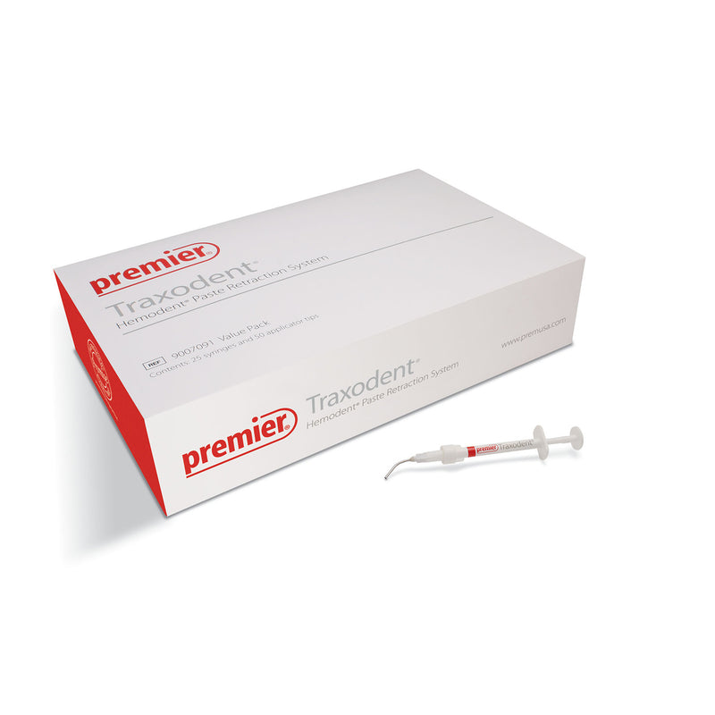 Traxodent Hemodent Paste Retraction System, Value Kit: 25 - 0.7g Syringes 9007091