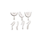 Triple Tray Dual-Arch Impression Trays, Assorted, 35/Box