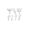 Triple Tray Dual-Arch Impression Trays, Assorted, 35/Box
