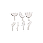 Triple Tray Dual-Arch Impression Trays, Assorted, 35/Box
