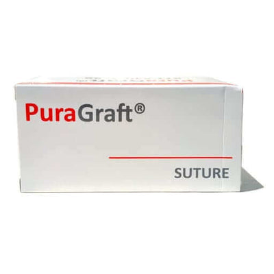 PuraGraft Suture 4-0 PTFE Suture C-22 (FS3) Needle, 18" Length – 12/Pk