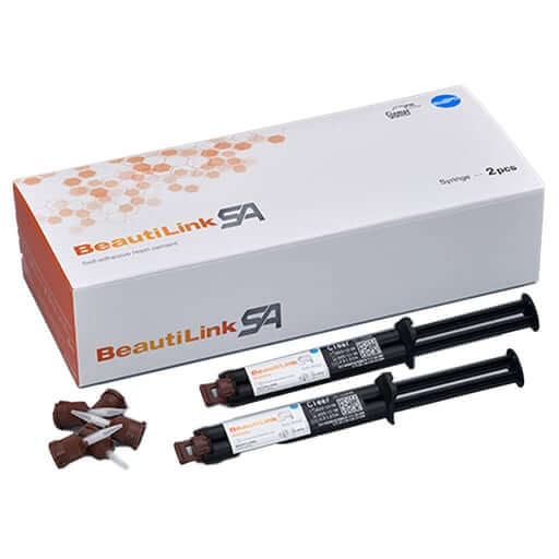 BeautiLink SA Dual-cure Automix Resin Cement, 5 mL Syringe, Opaque, 2/Pk. | SurgiMac Dental Supply