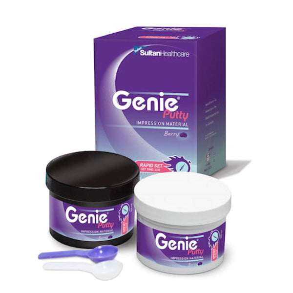 Sultan | Genie Putty Hard, Rapid Set, Berry Flavor, 2 x 300ml Jars | 77650