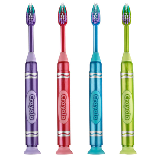 Sunstar | Crayola Metallic Marker Toothbrush, Suction Cup, 1 dz/bx | 227QM