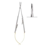 SurgiMac 7" Castroviejo Needle Holder, Straight Tips, TC, Stainless Steel, Air Series, 1/Pk 16-2502