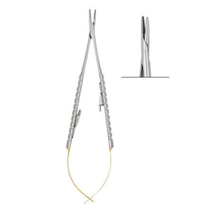 SurgiMac 7" Castroviejo Needle Holder, Straight Tips, TC, Stainless Steel, Air Series, 1/Pk 16-2502