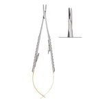 SurgiMac 5.5" Castroviejo Needle Holder TC, Curved, Stainless Steel, Air Series, 1/Pk | SurgiMac Dental Supply