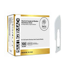 House Brand #22 Sterile Stainless Steel Surgical Scalpel Blade, Box of 100