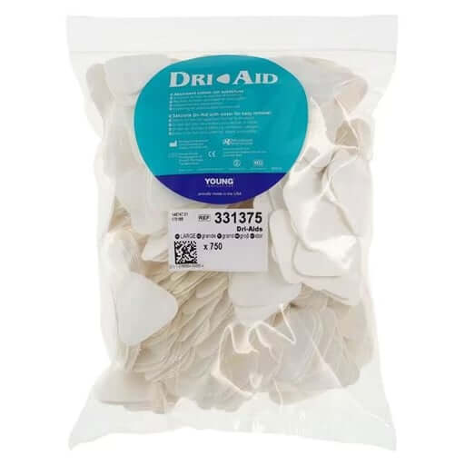 Dri-Aids Large, Plain Cotton Roll Substitute, Bag of 750. #331375 | SurgiMac Dental Supply
