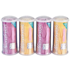 Microbrush Tube Series, Fine Yellow and Pink micro-applicators. 400 | SurgiMac Dental Supply