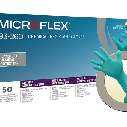 Ansell Microflex Chemical-Resistant Glove