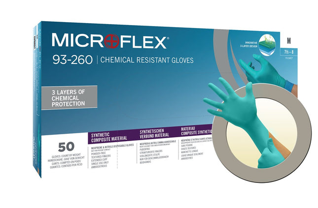 Ansell Microflex Chemical-Resistant Glove