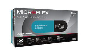 Midknight Touch 93-732 Nitrile Exam Gloves 93732060-1