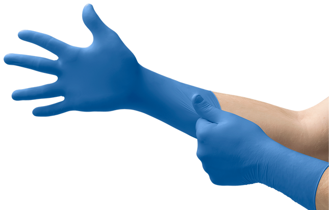 Ansell Microflex Sensation Powder-Free Nitrile Exam Gloves