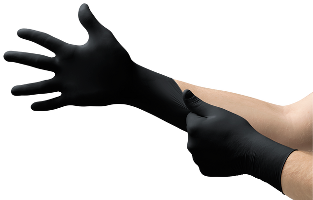 Ansell Microflex Black Dragon Zero Powder Free Nitrile Exam Gloves | BD-1001-NPF-1 | Ansell | SurgiMac