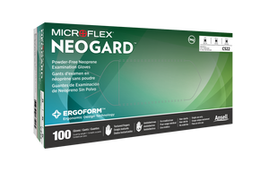 Microflex Neogard Powder Free Medical Grade Chloroprene Exam Gloves C520-1