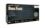 Microflex Dura Flock Flock Lined Industrial Grade Gloves DFK-608-S-1