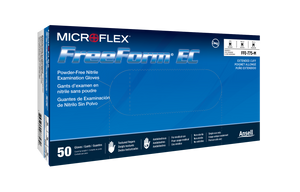 Microflex Freeform Ec Powder Free Extended Cuff Nitrile Exam Gloves FFE-775-S-1