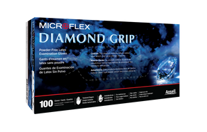 Microflex Diamond Grip Powder Free Latex Exam Gloves MF-300-XS-1