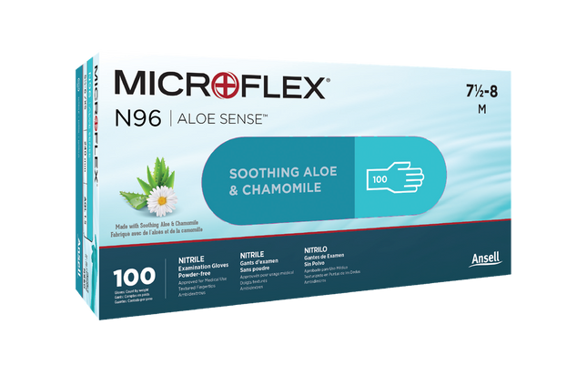 Ansell Microflex Aloe Sense N96 Glove | N960-XS-1 | Ansell | SurgiMac