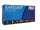 Ansell Microflex Safegrip Powder-Free Extended Cuff Latex Exam Gloves