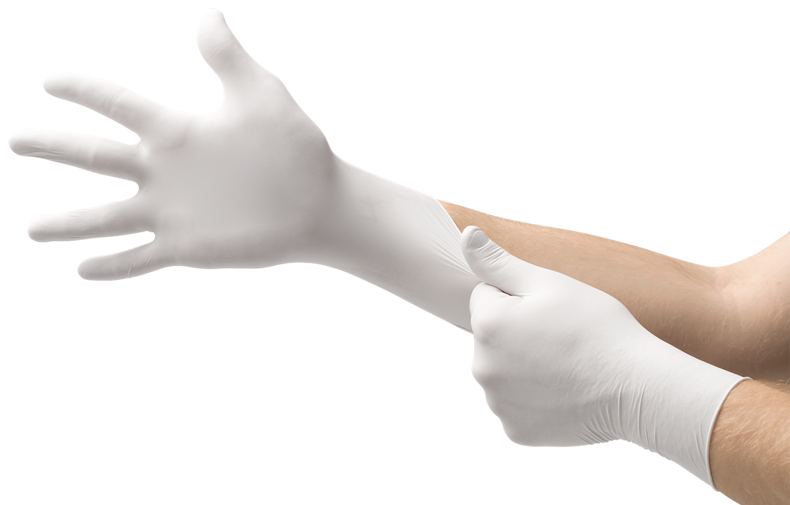 Large Nitrile Gloves Case Of 1000 Ansell Micro-Touch NitraFree