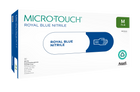 Ansell Micro Touch Royal Blue Nitrile Exam Glove | 313029070-1 | Ansell | SurgiMac