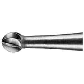 Alpen FG #4 SS (short shank) Round Carbide Bur, Package of 10 | SurgiMac Dental Supply