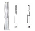 Integra Lifesciences | Miltex FG #57 SL (Surgical Length) Straight Fissure Carbide Bur, Package of 10 | DFG57SU