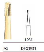 Miltex Worker Burs FG #1931 Bur for Bulk Removal of Gold, Amalgam & Metal, Package | SurgiMac Dental Supply