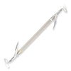 House Brand Double end amalgam carrier with medium and jumbo stainless steel tips