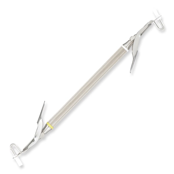 House Brand Double end amalgam carrier with medium and jumbo stainless steel tips