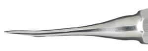 Miltex 4 mm Stainless Steel Curved Luxating Elevator, Single Instrument | SurgiMac Dental Supply