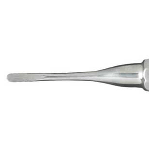 Miltex 4 mm Stainless Steel Straight Luxating Elevator, Single Instrument | SurgiMac Dental Supply